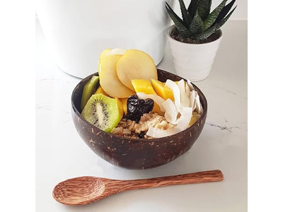 Tigela de Massa Oval de 20 Polegadas Personalizada Tigelas de Coco com Fundo Plano Logo Personalizado