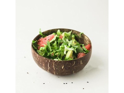 Tigela de Massa Oval de 20 Polegadas Personalizada Tigelas de Coco com Fundo Plano Logo Personalizado