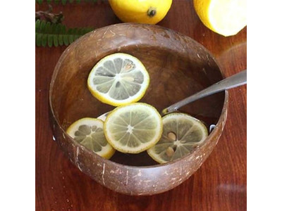 Tigelas de Açaí de Madeira Ecológicas Casca de Coco Pet Cocos Cereal