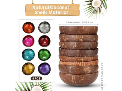 Tigela com Colher Presente de Salada Resina Fabricante de Madeira Tigelas Lacadas Vietnamitas