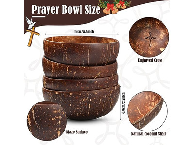 Tigelas de Madeira Trançadas com Mistura de Cera de Velas Tigela Rústica em Lote Casca Pequena de Acácia