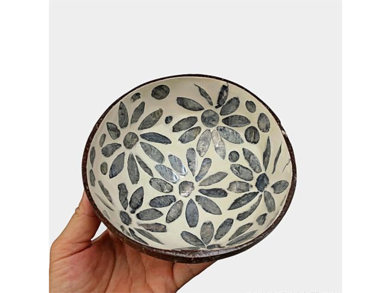 Tigela de Coco Decoração de Festa Conjunto Ecológico 36 Sem Balanço Todo Natural