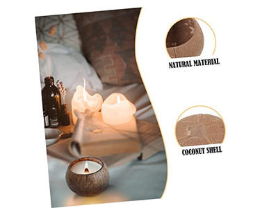 Embalagem por Atacado de Tigela de Coco para Bebida Feita de Conjunto de 2 Tigelas