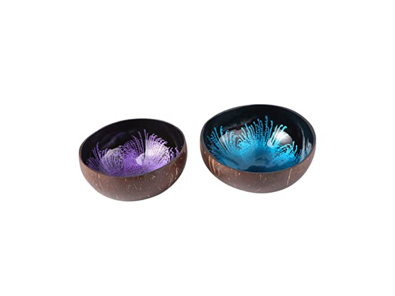 Tigela de Coco Com Padrão Casca Saladas Tigelas Personalizadas de Boa Qualidade Alta