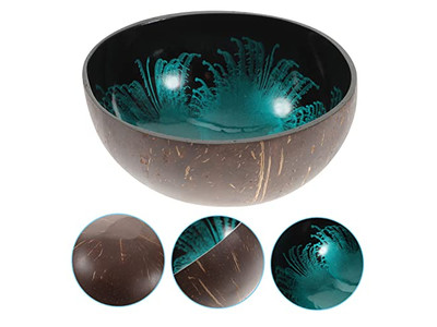 Tigelas de Coco Para Açaí Sala Concreto Mini Conjunto de Contêiner de Chaves