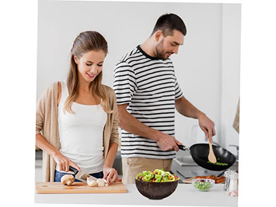 Tigela de Decoração de Caranguejo de Coco Artesanato Usando Casca Tigela de Vela Barata