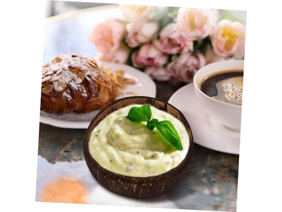 Tigela de Jantar de Casca de Coco Tigelas Vazias Artesanais Feitas à Mão