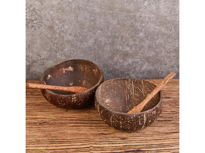 Tigela de Coco Multicolorida Tigelas Personalizadas Únicas Vela Grande Salada Para Comer