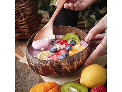 Tigela de Forma Redonda com Velas Aromáticas Casca de Lavanda Tigelas de Madeira Decoração