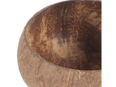 Tigela de Coco com Colher de Madeira Casca de Casamento Qualidade Segurança Tigelas Pequenas