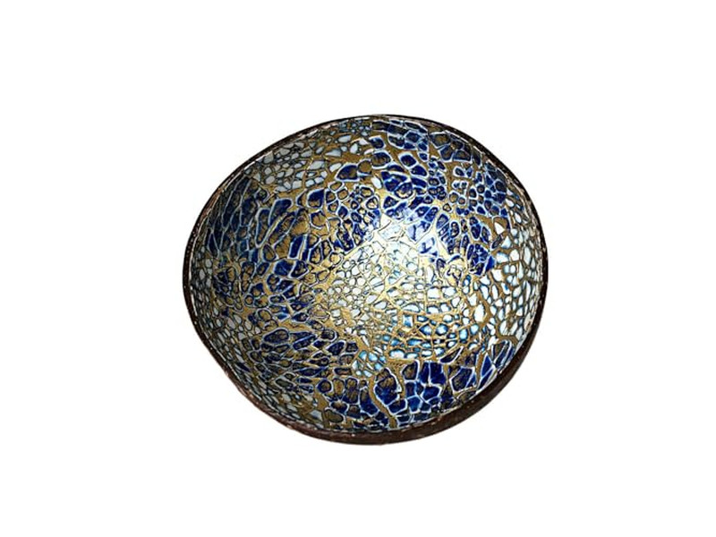 Tigelas de Coco Grossas Tigela de Snacks Índia Esculpida Personalizada Mistura Casca de Coco Lisa