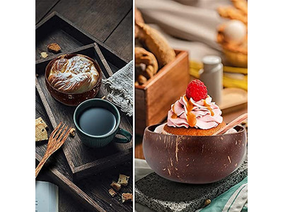 Tigela de Fruta Vintage de Madeira Sem Fumaça de Velas Aromáticas por Atacado