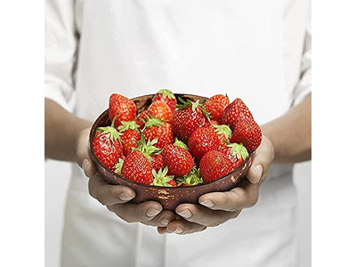 Tigela de Fruta Vintage de Madeira Sem Fumaça de Velas Aromáticas por Atacado